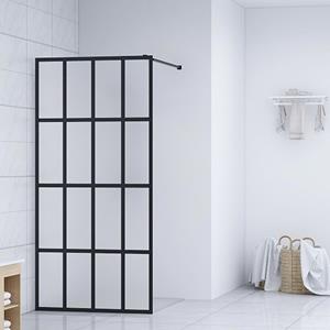 VIDAXL Duschwanne »Duschwand für Walk-in Dusche Mattes Sicherheitsglas 100x195 cm«