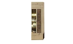 Primo Hängevitrine  Madera II ¦ holzfarben ¦ Maße (cm): B: 52 H: 169 T: 37  - Möbel Kraft