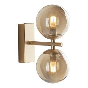 Eco-Light Wandlamp Neptun 2-lamps goud met glasbollen