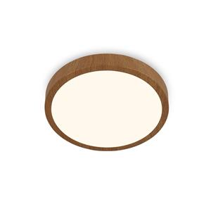 Briloner LED-Deckenlampe Runa Wood Holzoptik 3.000 K Ø38cm