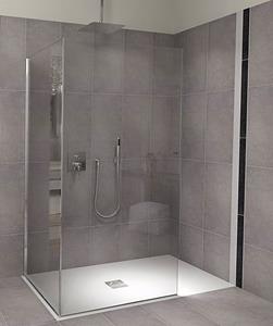 Polysan Flexia rechthoekige douchebak 150x90cm wit mat