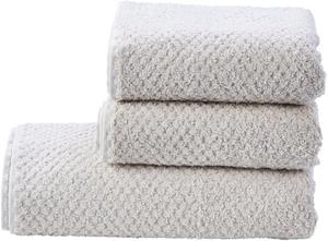 Done. Handtuch Set »Provence Honeycomb« (Set, 3-tlg), Uni Farben, in Honigwaben-Optik, mit Fransen, in verschiedenen Set Varianten erhältlich