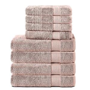 Komfortec Handtuch Set »4er Handtücher 50x100 cm und 4er Badetücher 70x140 cm« (Packung, 8-tlg), aus 100% Baumwolle, Frottee Badehandtuch & XXL Saunatuch