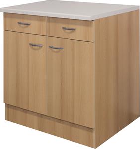 Flex-Well Unterschrank Nano, (B x H x T) 80 x 85/86 x 60 cm, für viel Stauraum