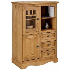 Home affaire Highboard MELISSA Vitrine, breedte 80 cm