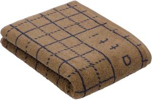 Bugatti Badetuch »Perezzi« (1-St), Jacquard in smartem Karolook