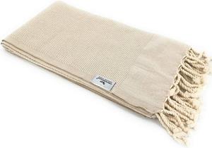 Carenesse Hamamtuch »Favo 90 x 170 cm beige I Hamam Handtuch Baumwolle mit Pepita Muster«, Pestemal Fouta Hamam Strandtuch Beachtowel Couchdecke Sofadecke Schal