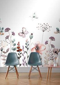 Rasch Vliestapete »Bambino XIX«, glatt, floral