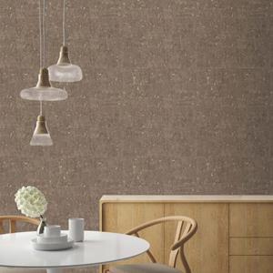Decomode vliesbehang kurk luxe bruin