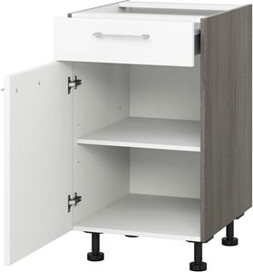 Express Küchen Unterschrank Trea US40, mit einem Auszug und einer Tür, inklusive Einlegeboden, Breite 40 cm, Höhe 75 cm