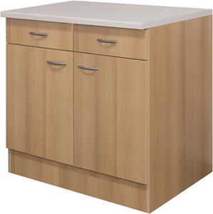 Flex-Well Unterschrank Nano, (B x H x T) 100 x 85/86 x 60 cm, für viel Stauraum