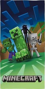 Minecraft standlaken SSS blauw 70 x 140 cm