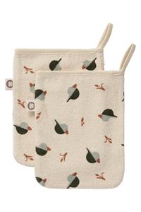 Noppies Waschlappen Printed duck terry wash cloths Beetle