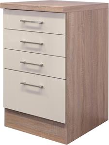 Flex-Well Unterschrank Nepal, (B x H x T) 50 x 85/86 x 60 cm, mit praktischen Schubkästen