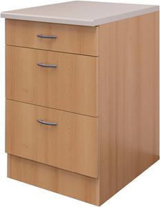 Flex-Well Unterschrank Nano, (B x H x T) 60 x 85/86 x 60 cm, mit praktischen Auszügen