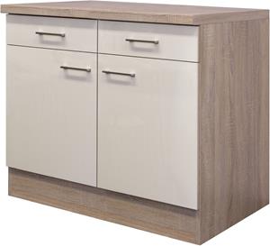 Flex-Well Unterschrank Nepal, (B x H x T) 100 x 85/86 x 60 cm, für viel Stauraum