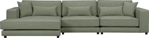 Otto Products Ecksofa Grenette, Modulsofa, im Baumwoll-/Leinenmix oder umweltschoned aus recycelten Stoffen, Federkern