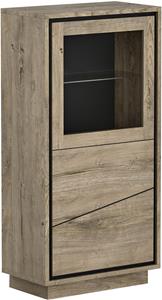 Cotta Glasvitrine Accent, Schwebeoptik durch Sockelfuss