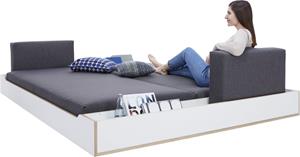 Müller Small Living Futonbett MAUDE Bett, Überlänge 210 cm