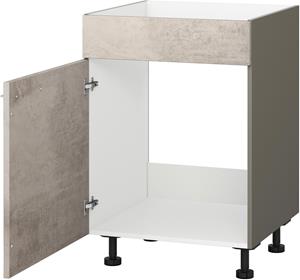 Express Küchen Spülenunterschrank Trea SPBL50, Breite 50 cm, Höhe 75 cm