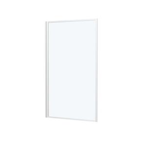 Praxis Aurlane badwand White Edge frame glanzend wit 130x75cm: