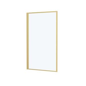 Praxis Aurlane badwand Golden Edge goud geborsteld frame 130x75cm: