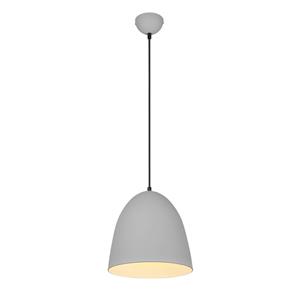 Reality Leuchten Hanglamp Tilda, 1-lamp, grijs, Ø 25 cm