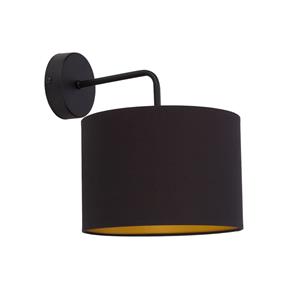 Euluna Wandlamp Alice met arm, zwart