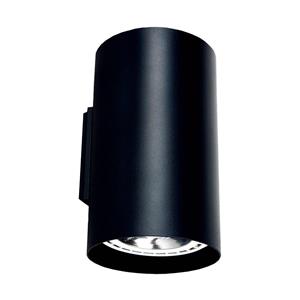 Nowodvorski Lighting Wandlamp Tube van aluminium up and down zwart