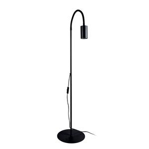 Euluna Vloerlamp Eye Flex met flexibele arm, zwart