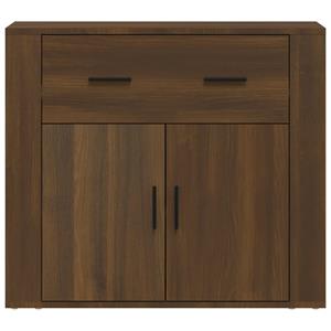 vidaXL Dressoir 80x33x70 cm bewerkt hout bruineikenkleurig