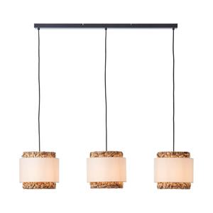 Brilliant Hanglamp Tullio, 3-lamps, wit