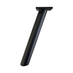 Furniture Legs Europe Zwarte retro schuine meubelpoot 22 cm