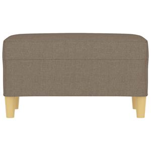 vidaXL Bankje 70x35x41 cm stof taupe