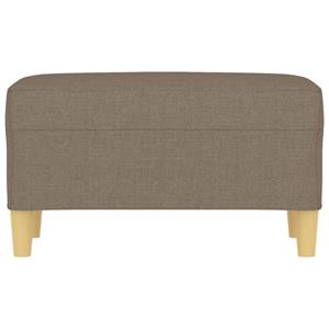 vidaXL Bankje 70x35x41 cm stof taupe