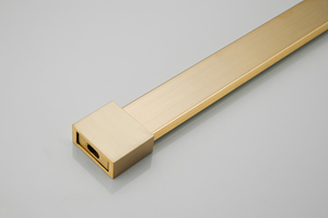 Saniclear Redro muur bevestiging geborsteld messing - mat goud