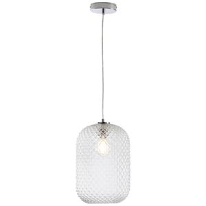 Luce ambiente Design Pendelleuchte Ashford in Transparent E27 200mm
