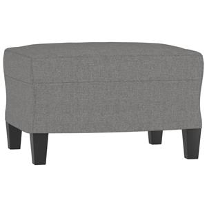 vidaXL Voetenbank 60x50x41 cm stof donkergrijs