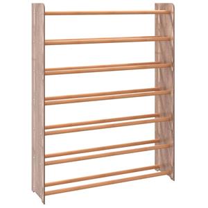 VidaXL Schoenenrek 90x24x117 Cm Bewerkt Hout Bruin