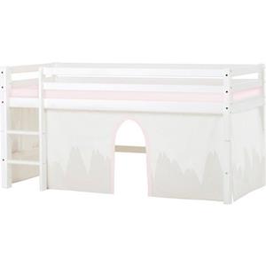 Hoppekids Hoogslaper Winter Wonderland 90x200, om te bouwen met gordijnenset winter (set)