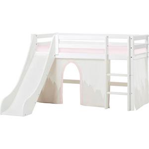 Hoppekids Hoogslaper Winter Wonderland 70x160 met glijbaan, gordijn & matras (set)