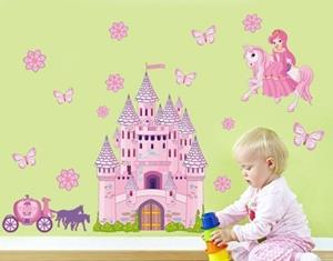 Klebefieber Wandtattoo Kinderzimmer Prinzessinnen Set
