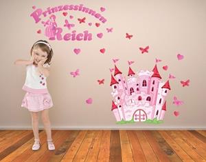 Klebefieber Wandtattoo Kinderzimmer Prinzessinnen Set 2