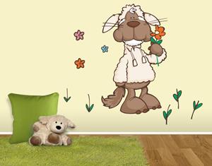 Klebefieber Wandtattoo Kinderzimmer NICI - Jolly Wolf