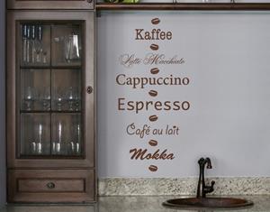 Klebefieber Wandtattoo Küchenspruch Kaffee