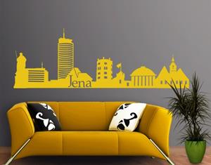 Klebefieber Wandtattoo Architektur & Skyline No.ML4 Jena Skyline II