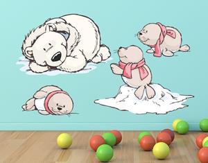 Klebefieber Wandtattoo Kinderzimmer NICI - White World