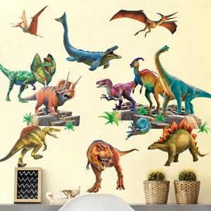 Klebefieber Wandtattoo 22-teilig Dinosaurier Mega Set