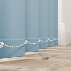 Verticale lamellen - Splash licht blauw