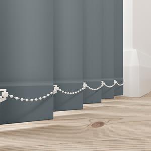 Verticale lamellen - Splash blauw grijs